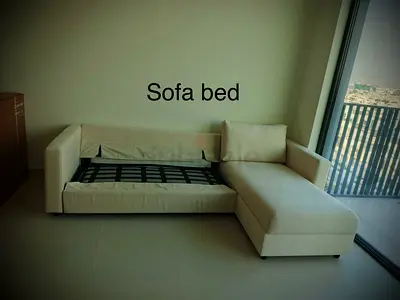 As perfect condition IKEA vimle beige color sofa bed