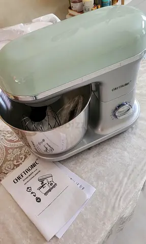 Cheftronic Stand Mixer with Bowl - Mint Green, Excellent Condition