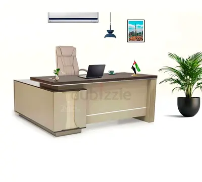 Brand new L shape Wooden office Table For manager Table Available
