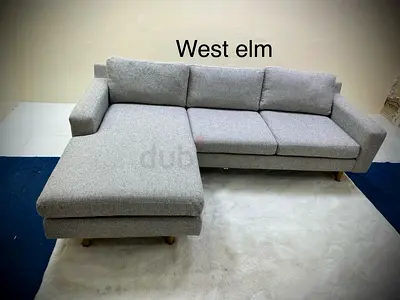 Looks great condition west elm lshape sofa