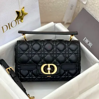 Christian Dior Women's Black Jolie Top Handle Small Bag