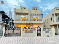 Villa for sale | ajman| al helio 2 area | 5 master rooms, majlis, 2 halls| freehold | negotiable pri