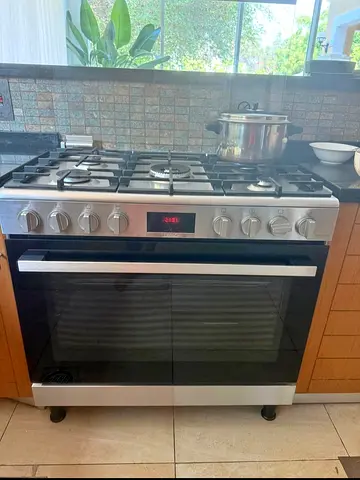 Stainless Steel 90cm Gas Range Cooker with Electric Oven