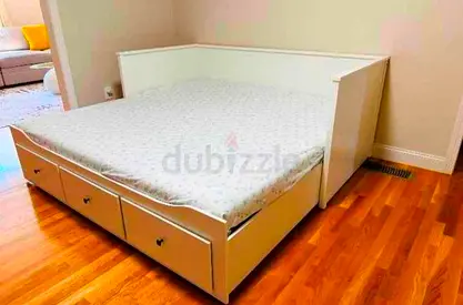 IKEA Hamnes day bed with 2 mattress and 3store drawers