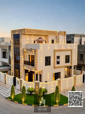 احصل على بيت العمر مع فيلا فخمة بتصميم عصري واستغلال مثالي للمساحات، تقع في موقع مميز جداً على زاوية شارعين لتمنحك أقصى درجات الخصوصية والراحة.