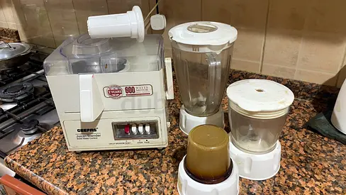Used Geepas Food Processor & Blender Set - Working Condition