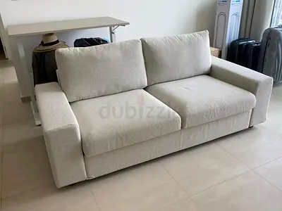 Excellent condition IKEA vimle two seater Sofa bed with mattresses Brand new