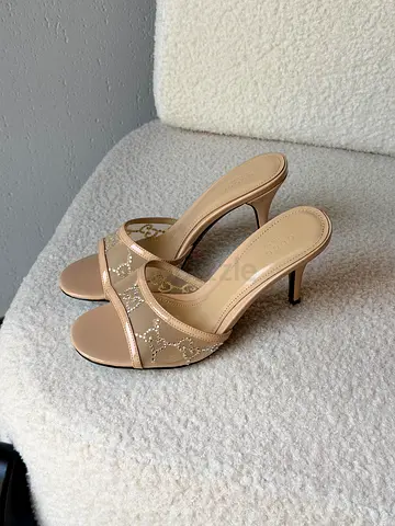 Gucci women's premium quality beige sandals