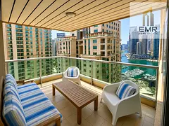 Fully Furnished 2BR + Study | Water View | Dubai Marina Living