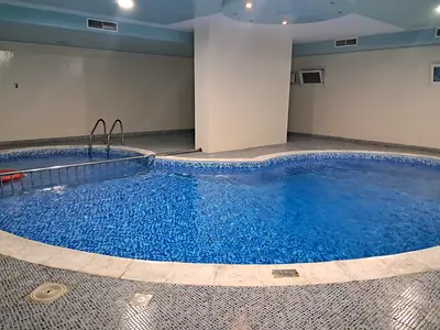 Luxury 1bhk 2bathroom with open view balcony 1 month free maintenance gym pool free rent 42k 6cheque payment only for family