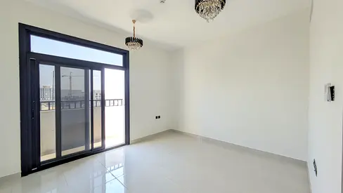 Brand New 1bhk apartment 12 cheques payment with balcony built-in wardrobe in Al Jada sharjah