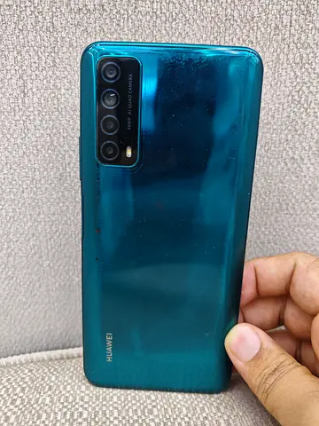 Huawei Y7a 4/128 smartphone - green, quad camera, good working condition