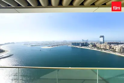 Full Palm Views | Rare Curved Terrace | Brand New
