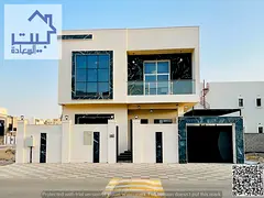 Rent: Modern villa in Al Amrah Ajman, with one month free for the tenant, at a good price, opposite 