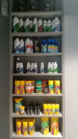 Various Aquarium Fish Care Supplies and Food - Multiple Brands