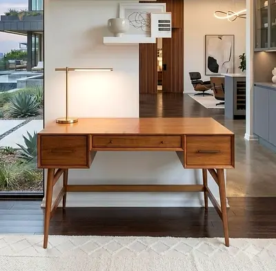 West Elm Acorn Mid Century Wood Desk