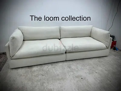 Like new condition the loom collection three seater sofa