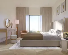 High-Rise 1BR | Altai Tower JVT | Park & Downtown Views | Furnished