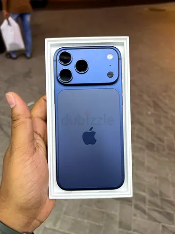 iPhone 17 Pro Max 256GB Blue | Dual Physical SIM | 100% Battery | Box | Warranty Until June 2027