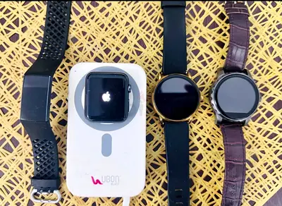 Apple Watch , Fitbit , 2pcs fossil brand ORGINAL Collection of Smart Watches and Fitness Tracker