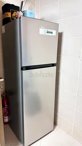 Silver Top-Freezer Refrigerator - Extreme Good Working Condition