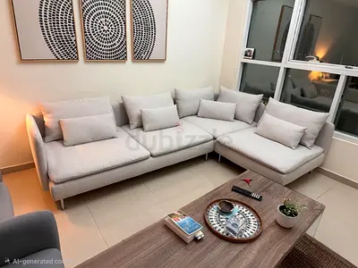 Top Quality IKEA Soderhamn Corner Sofa Beige
