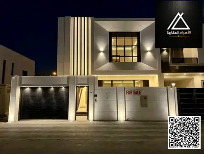 للبيع فيلا بعجمان علي شارع الشيخ محمد بن زايد تشطيب راقي تملك حر لجميع الجنسيات