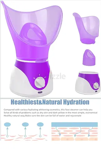 NTFS Beauty - Warm Mist BPA-Free Moisturizing Facial Steame
