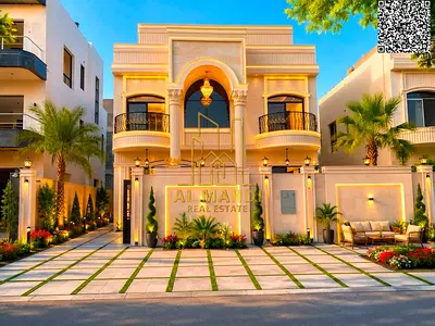 فرصة امتلاك فيلا احلامك تصميم كلاسيك مع حوش و روف و شامل رسوم التسجيل قريبة من المسجد و بسعر قابل للتفاوض