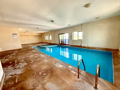 1 Bhk apartment with gym pool parking maintenance free Rent 42k