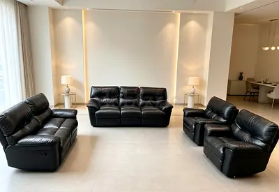Sofa Recliner Leather 7 Seater