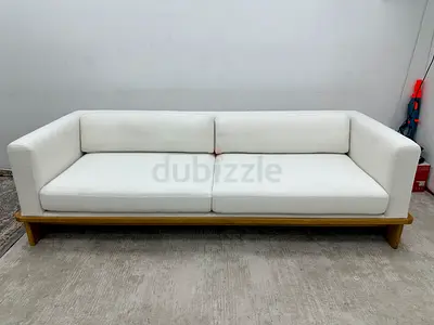 As perfect condition crate&barrel three seater sofa