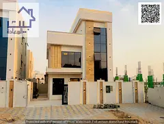 Modern two-story villa with a rooftop terrace, including registration and ownership fees. Large yard