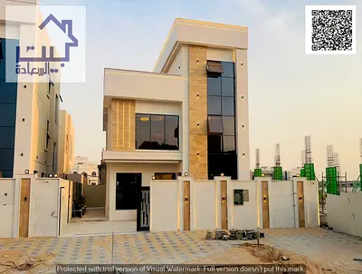 Modern two-story villa with a rooftop terrace, including registration and ownership fees. Large yar