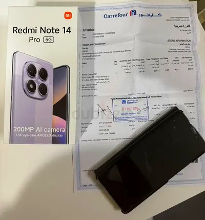 Xiaomi Redmi Note 14 Pro with 512GB storage and 12GB RAM