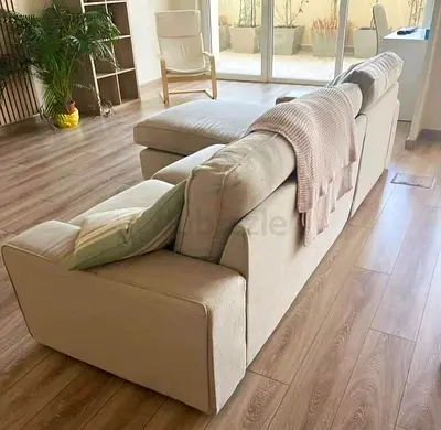 IKEA kivik L Shape Sofa Beige