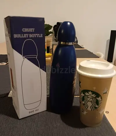 Bullet Bottle and Starbucks Tumbler