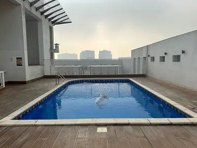 2 Bhk apartment with gym pool parking maintenance free