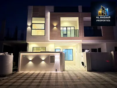 فرصة امتلاك فيلا احلامك تصميم مودرن مع جلسة داخلية و شامل رسوم التسجيل قريبة من المسجد و بسعر قابل للتفاوض