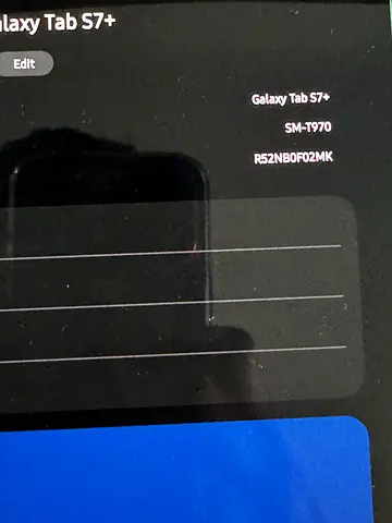 Samsung Galaxy Tab S7+ cover and stylus - good condition