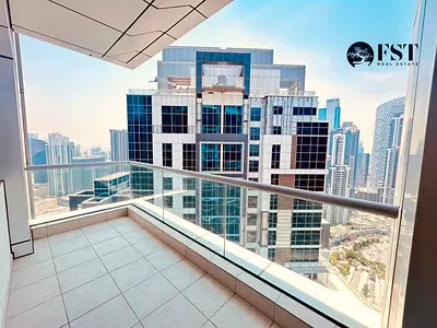 شقة بغرفتي نوم | البرج التنفيذي B | إطلالة على وسط المدينة