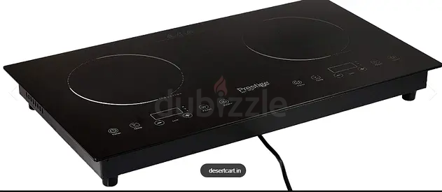Portable Double Induction Cooktop - Black