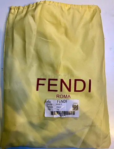 New Fendi bag / shoe bag in yellow