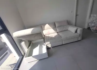 IKEA Eskilstuna L Shape Sofa Bed Beige
