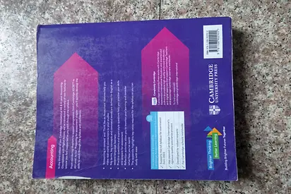 Cambridge AS/A Level Accounting textbook