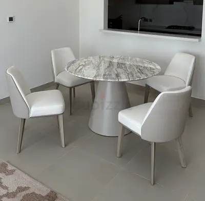 Brand New Round Dining Table + 4 Chairs | Never Used
