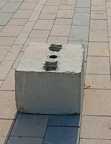 Flangs concrete stone round shape and square shape