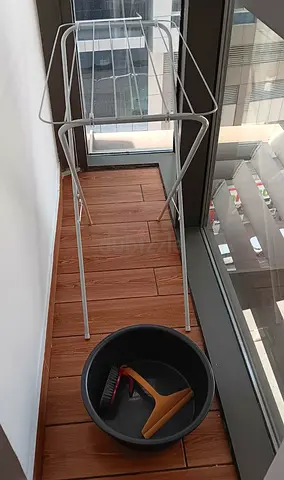 Clothes drying rack & basin
