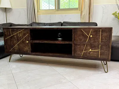 West Elm Woden tv unit