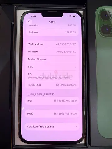 iPhone 13 Pro max 256gb 80 battery health